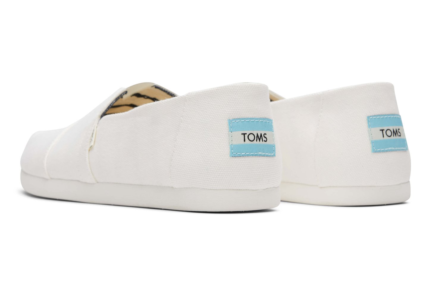 Toms Espadryle Męskie Białe - Alpargata Płócienne - 02IOBFYRQ